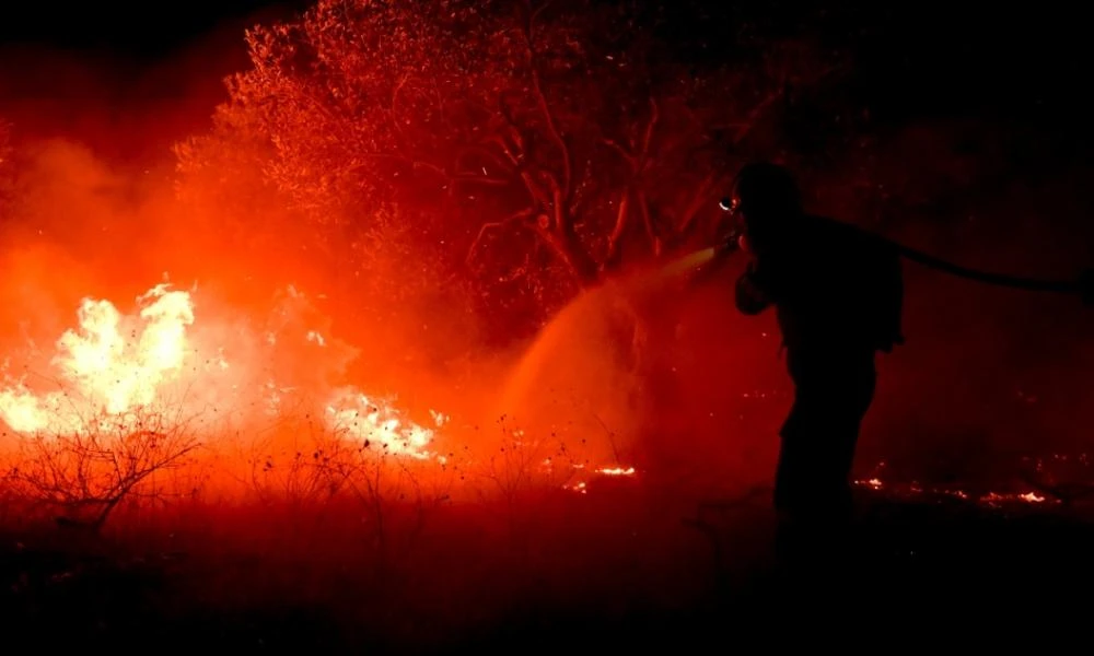 Υπό έλεγχο η φωτιά στο κωπηλατοδρόμιο του Σχοινιά